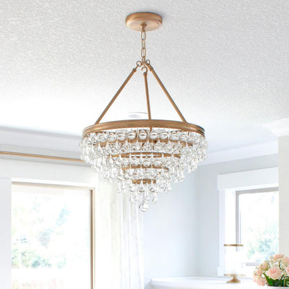 Calypso 20 Inch 6 Light Mini Chandelier