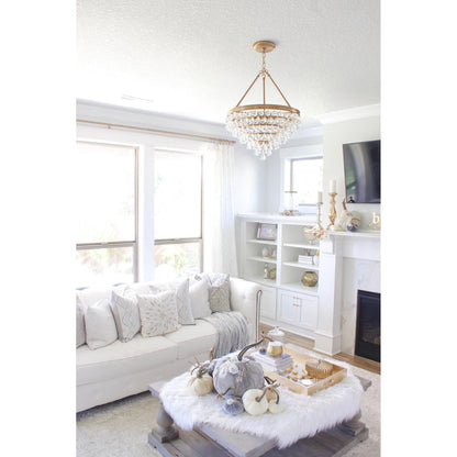 Calypso 20 Inch 6 Light Mini Chandelier