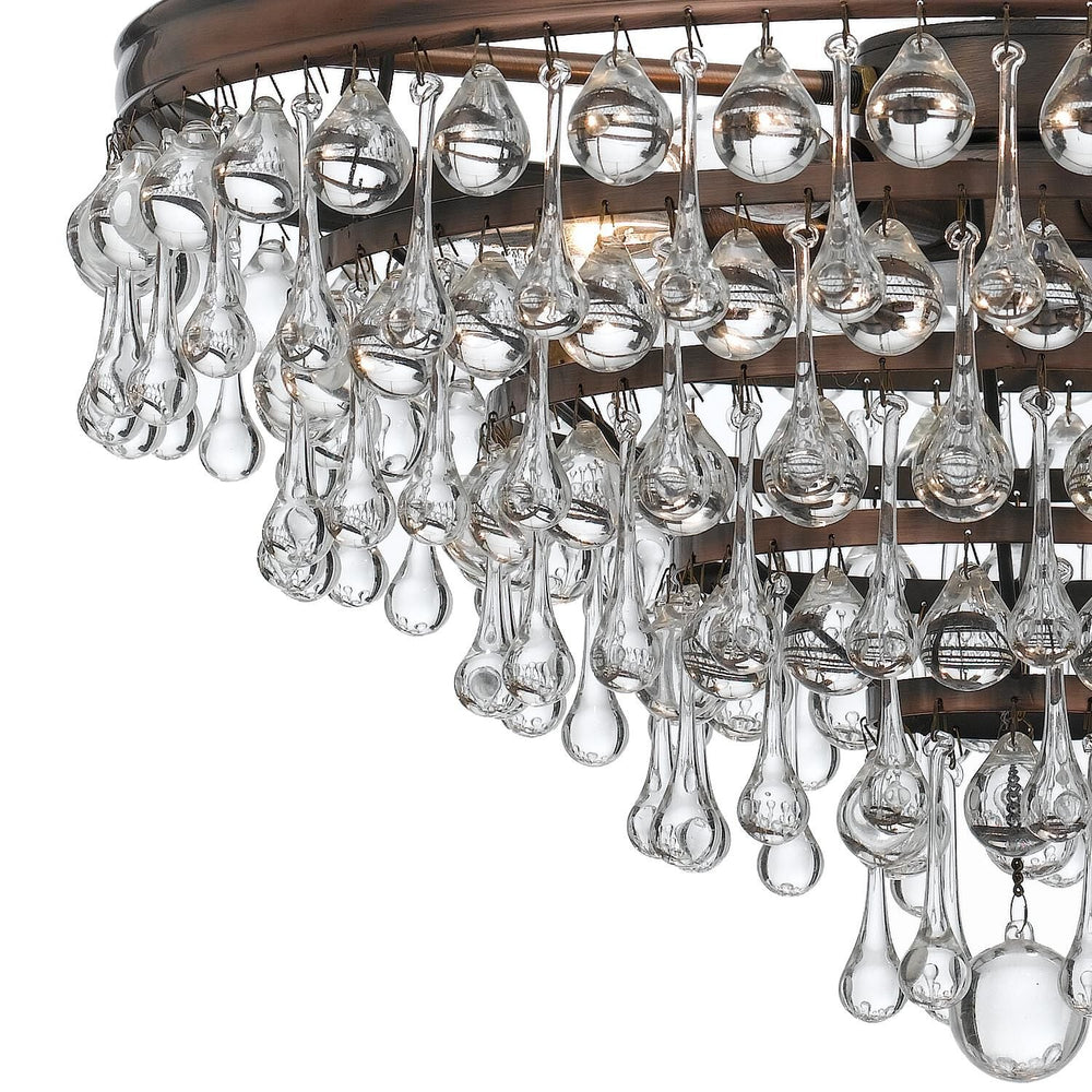 Calypso 20 Inch 6 Light Mini Chandelier