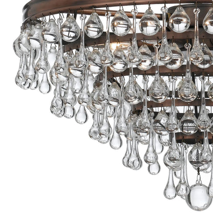 Calypso 20 Inch 6 Light Mini Chandelier