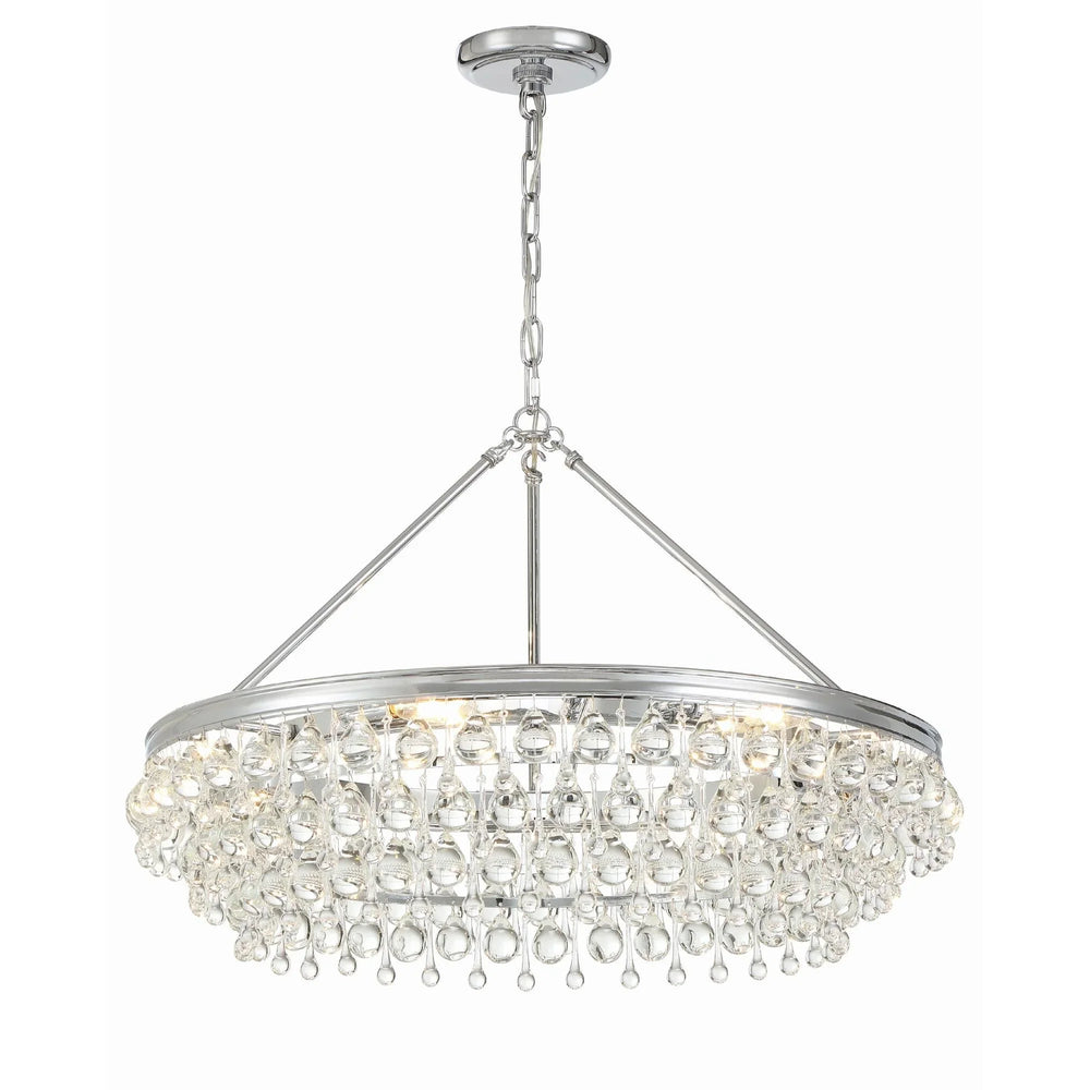 Calypso 30 Inch 6 Light Chandelier