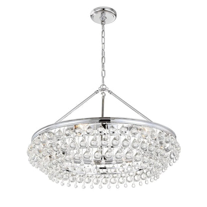 Calypso 30 Inch 6 Light Chandelier