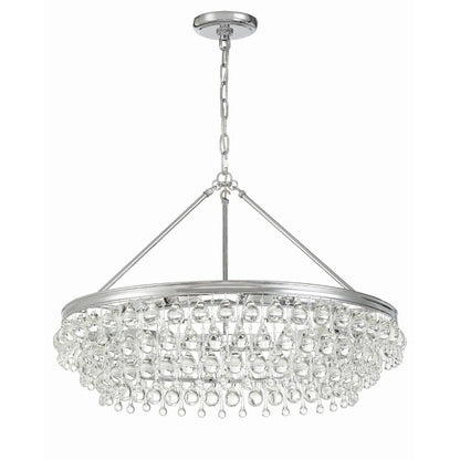 Calypso 30 Inch 6 Light Chandelier