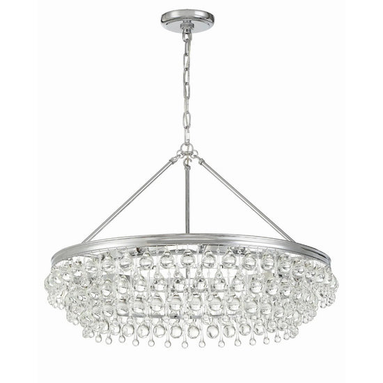 Calypso 30 Inch 6 Light Chandelier