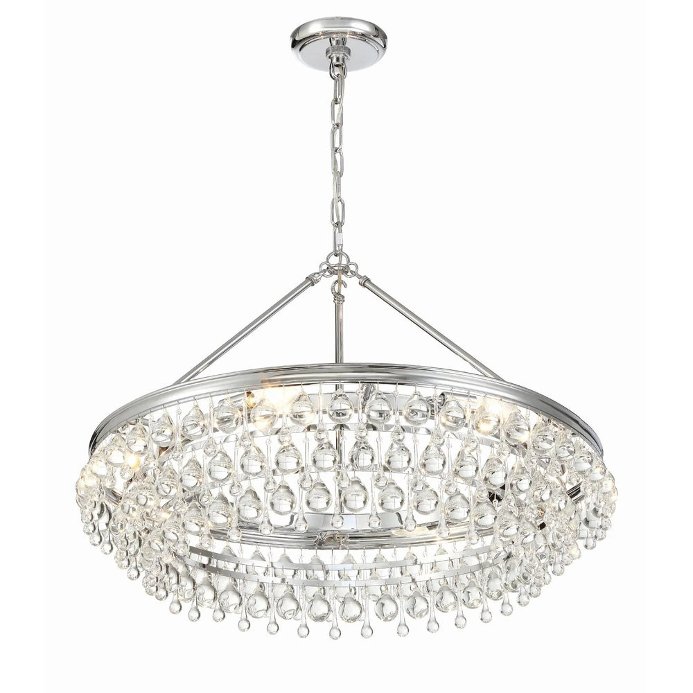 Calypso 30 Inch 6 Light Chandelier
