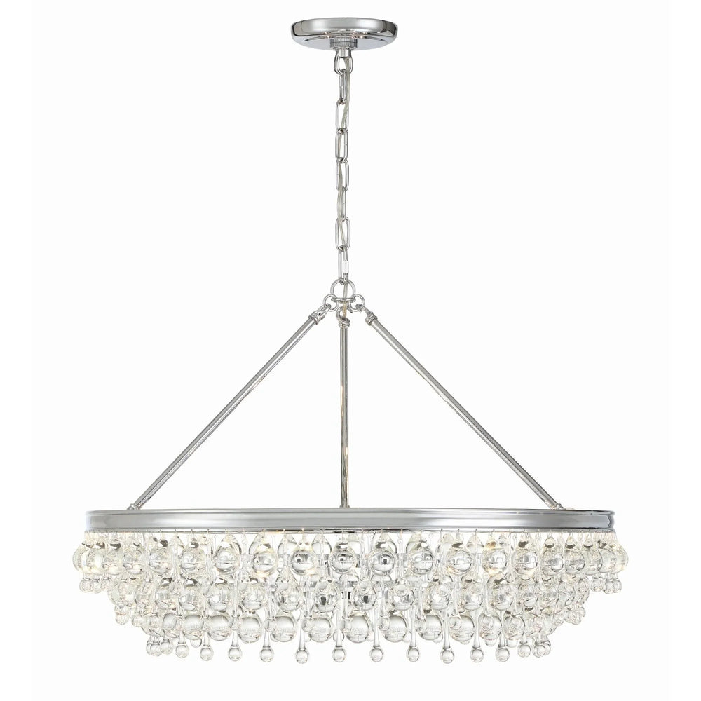 Calypso 30 Inch 6 Light Chandelier