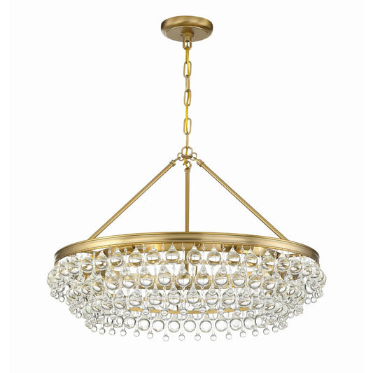 Calypso 30 Inch 6 Light Chandelier