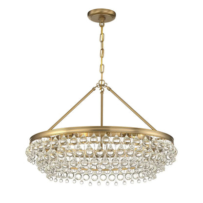 Calypso 30 Inch 6 Light Chandelier