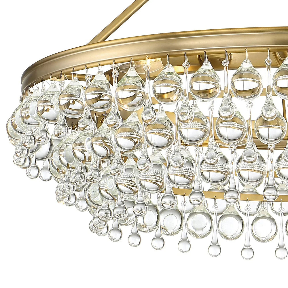 Calypso 30 Inch 6 Light Chandelier
