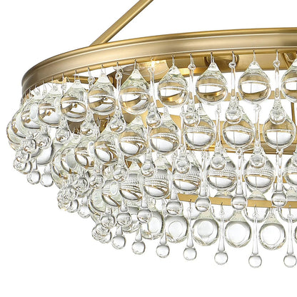 Calypso 30 Inch 6 Light Chandelier
