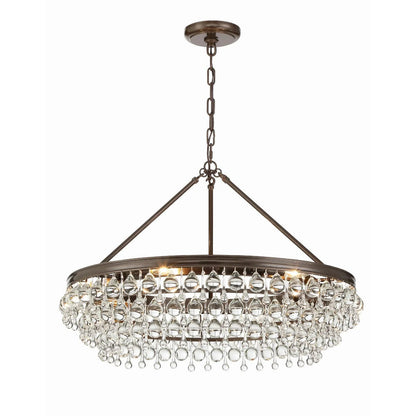 Calypso 30 Inch 6 Light Chandelier