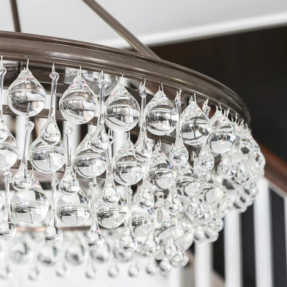 Calypso 30 Inch 6 Light Chandelier