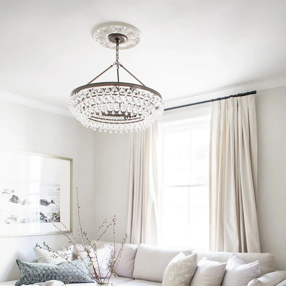 Calypso 30 Inch 6 Light Chandelier