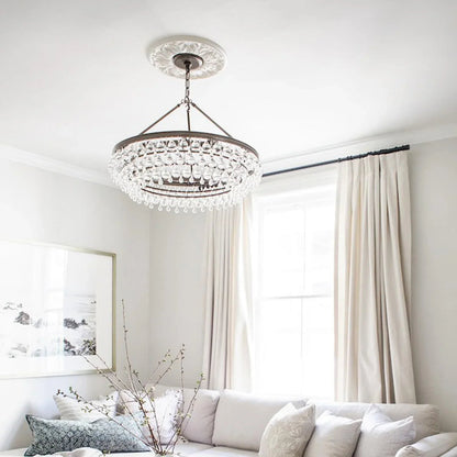 Calypso 30 Inch 6 Light Chandelier