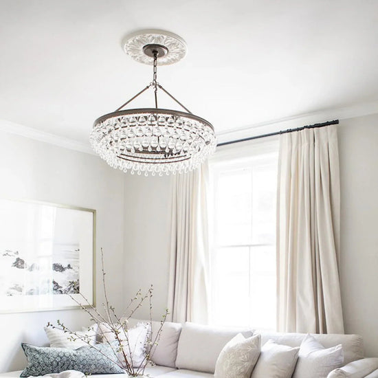 Calypso 30 Inch 6 Light Chandelier