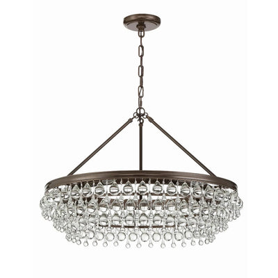 Calypso 30 Inch 6 Light Chandelier