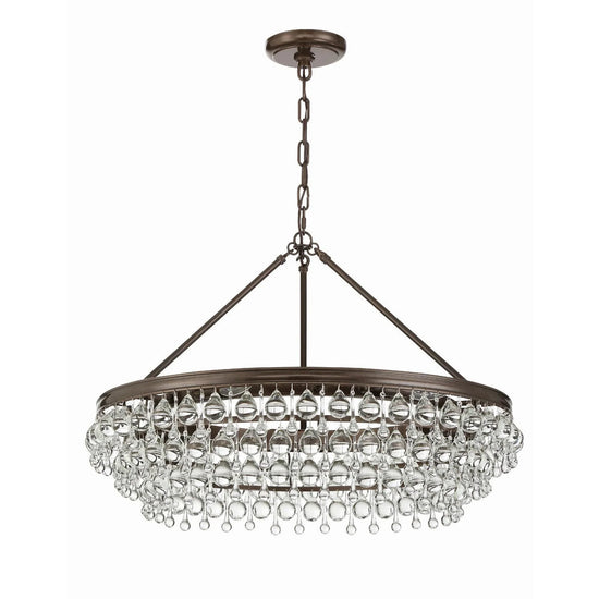 Calypso 30 Inch 6 Light Chandelier