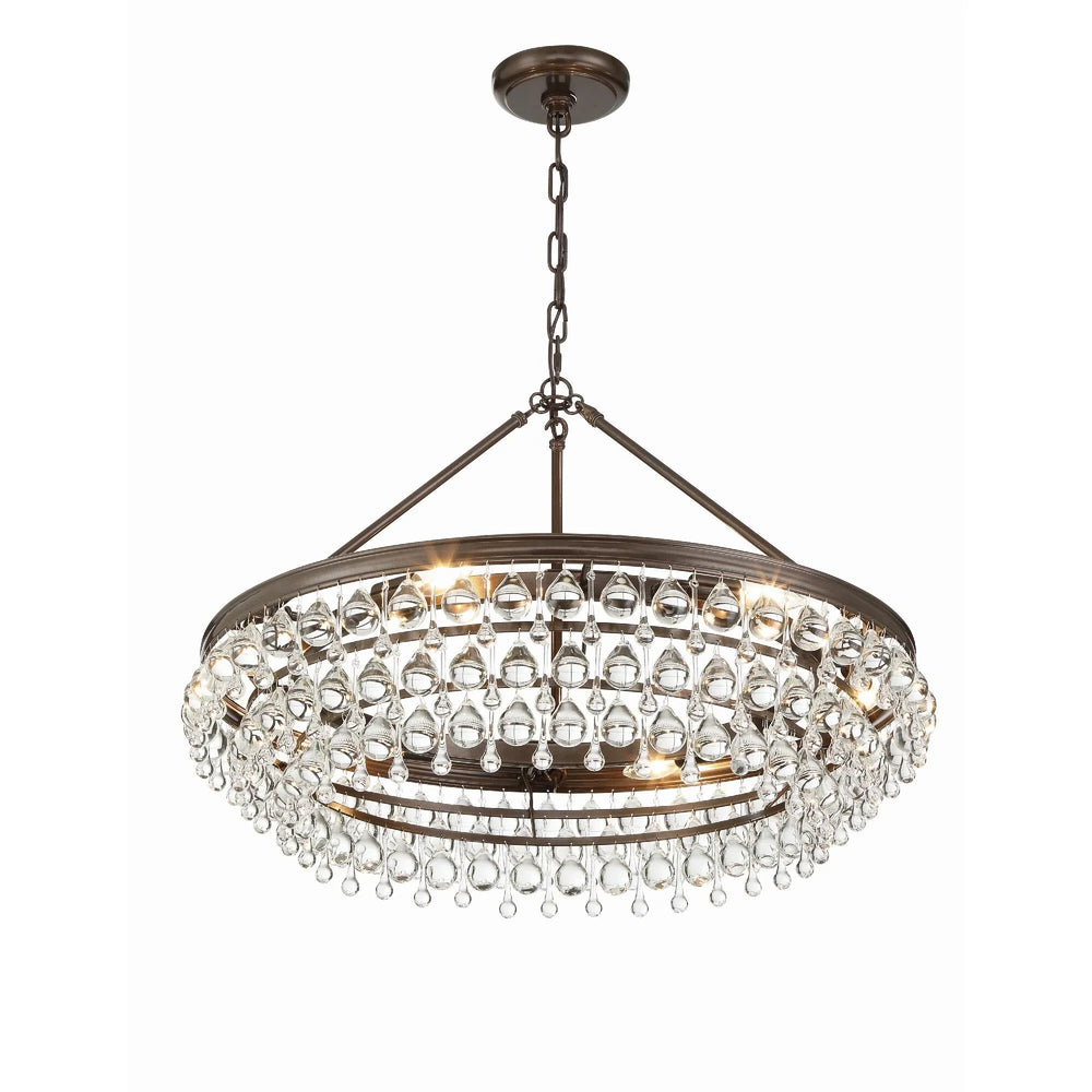 Calypso 30 Inch 6 Light Chandelier