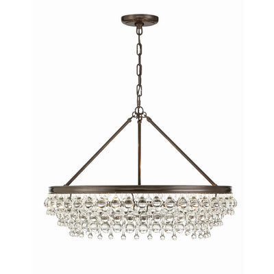 Calypso 30 Inch 6 Light Chandelier