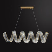 Curved LED Chandelier