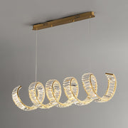 Curved LED Chandelier