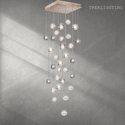 Natural Inspirations 30 Crystal ball Chandeliers