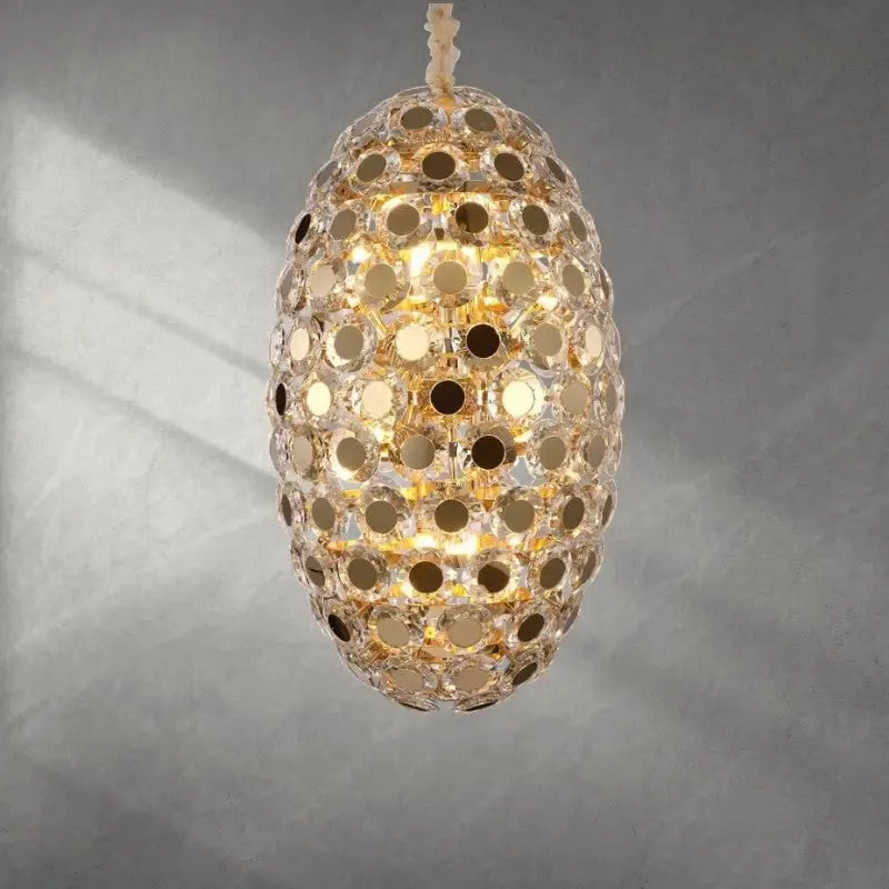Micael14-Light Crystal Geometric Chandelier
