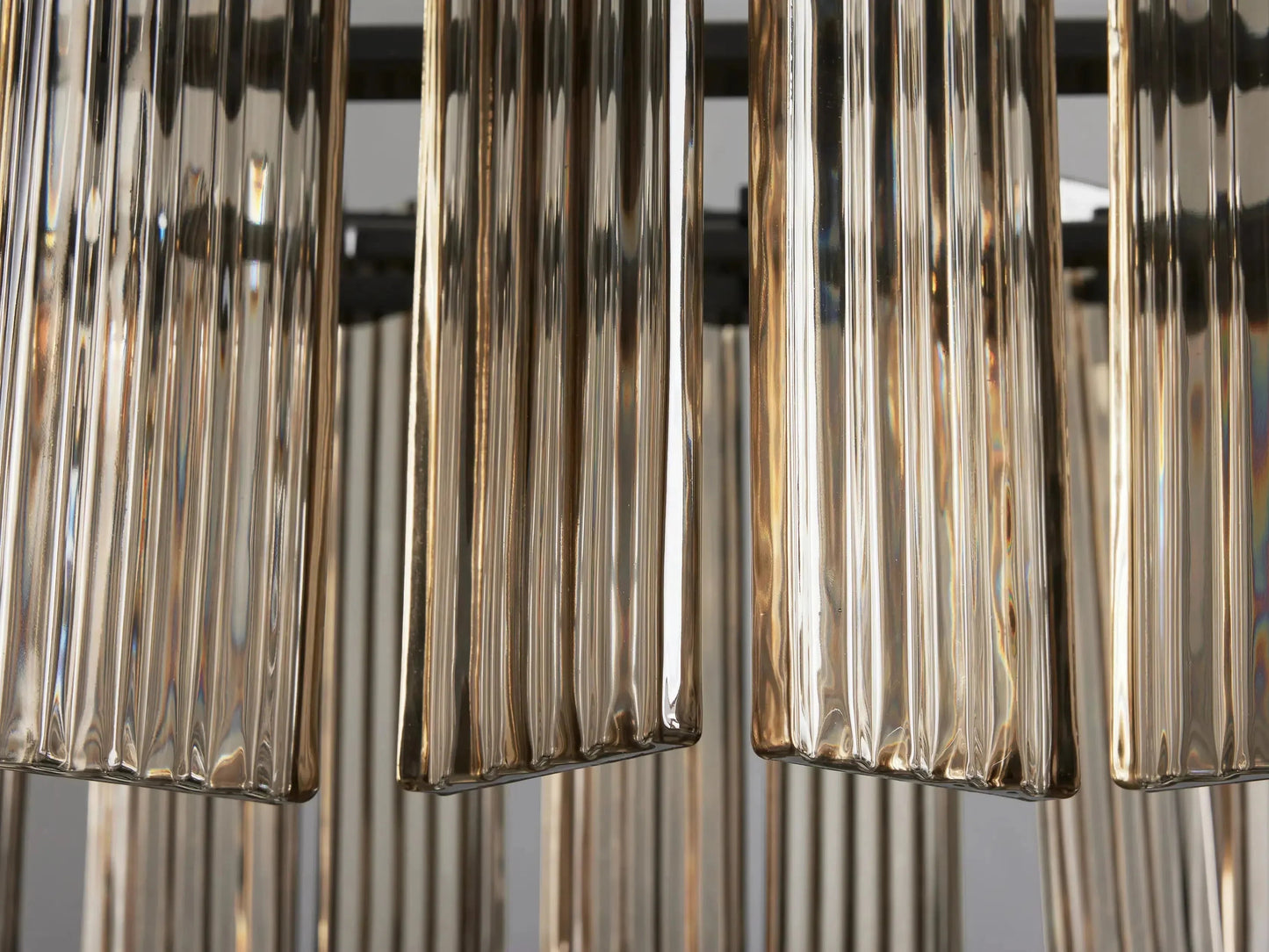 Delsie Oval Art Glass Chandelier