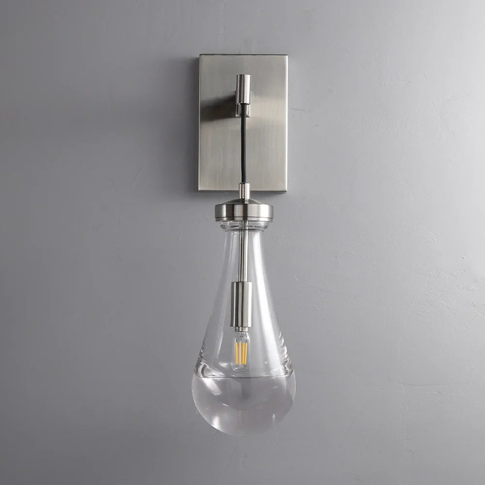 Raindrop Modern Wall Sconce 18"
