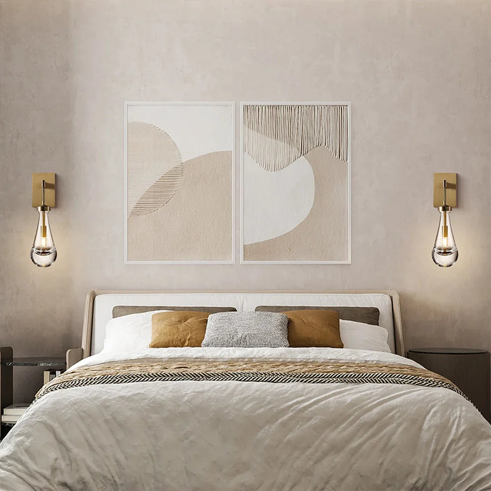 Raindrop Modern Wall Sconce 18"