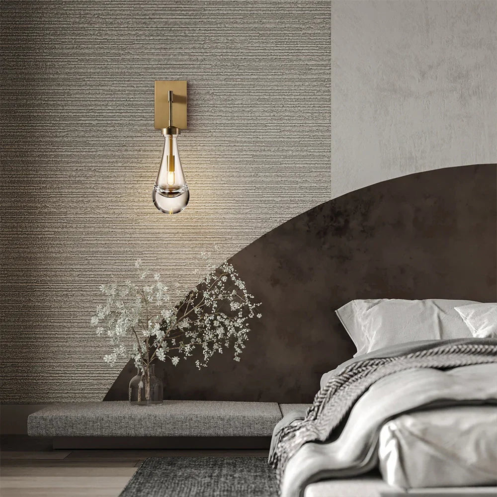 Raindrop Modern Wall Sconce 18"