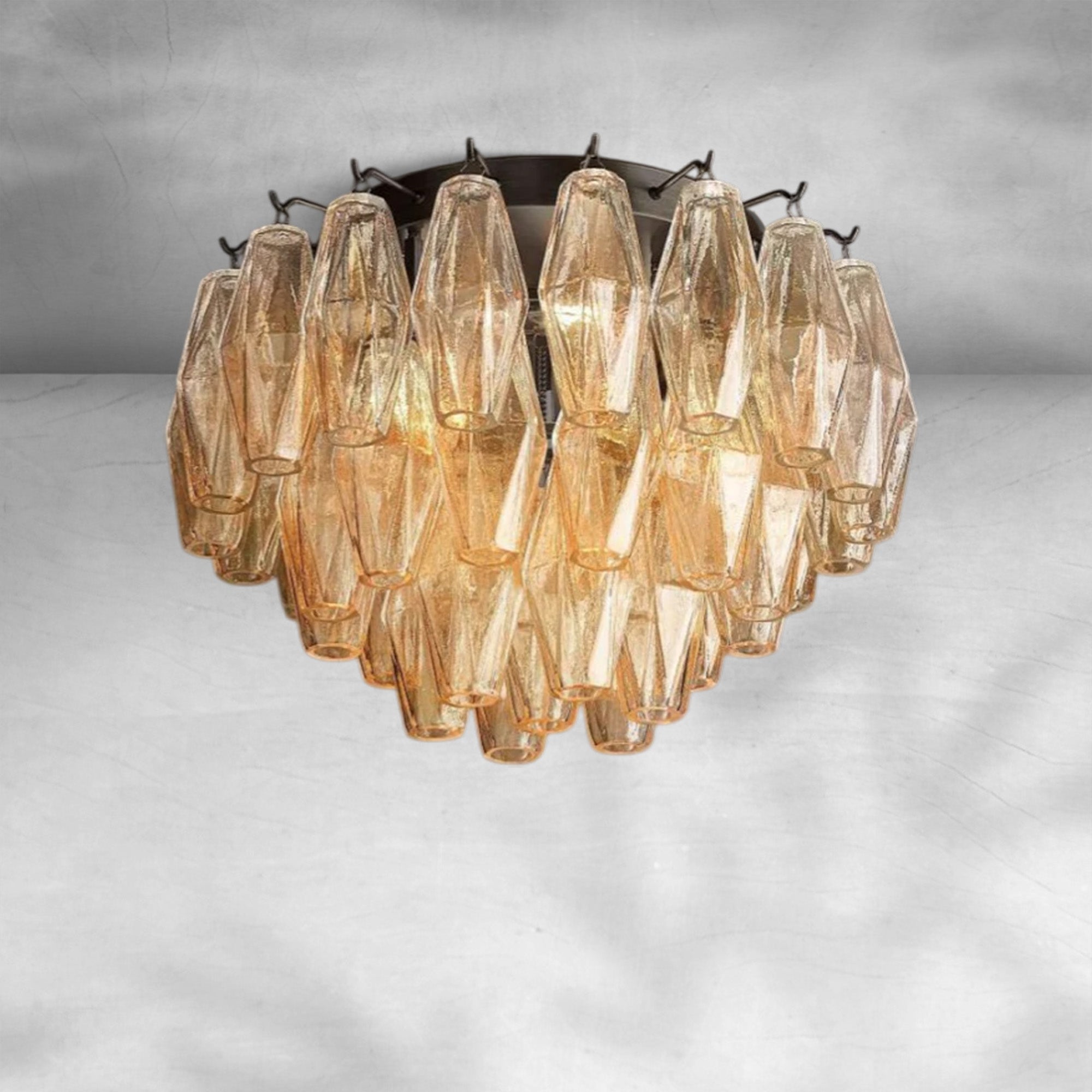 Cyra Glass Flushmount
