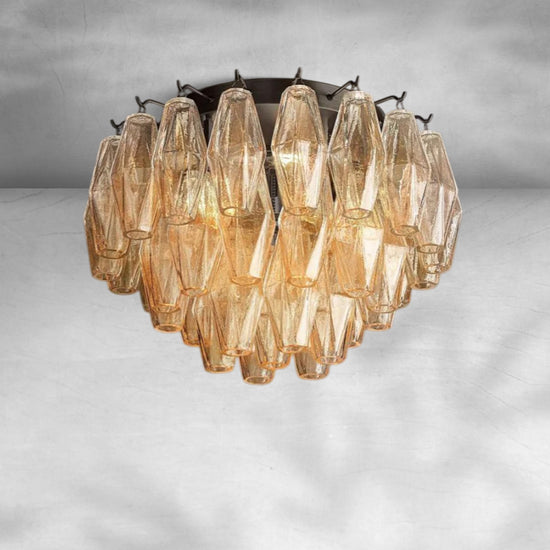 Cyra Glass Flushmount