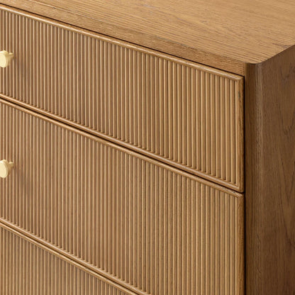 Genet Reeded 10-Drawer Dresser