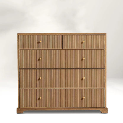 Genet Reeded 5-Drawer Dresser