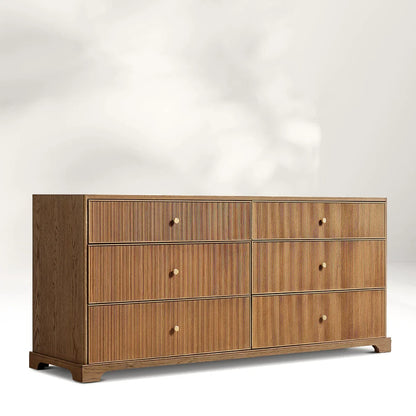 Genet Reeded 6-Drawer Dresser