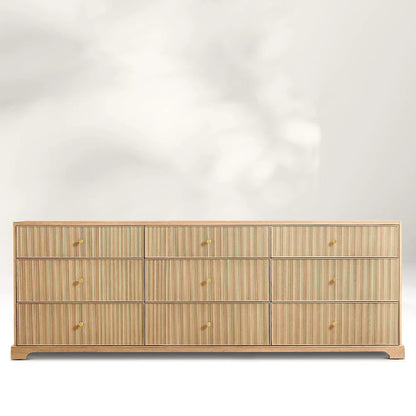 Genet Reeded 9-Drawer Dresser