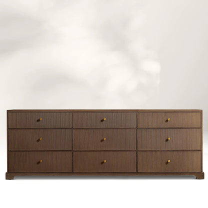 Genet Reeded 9-Drawer Dresser