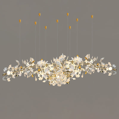 Gingko Ceramic Branch Chandelier Z