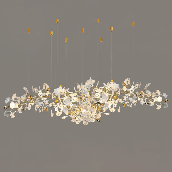 Gingko Ceramic Branch Chandelier Z