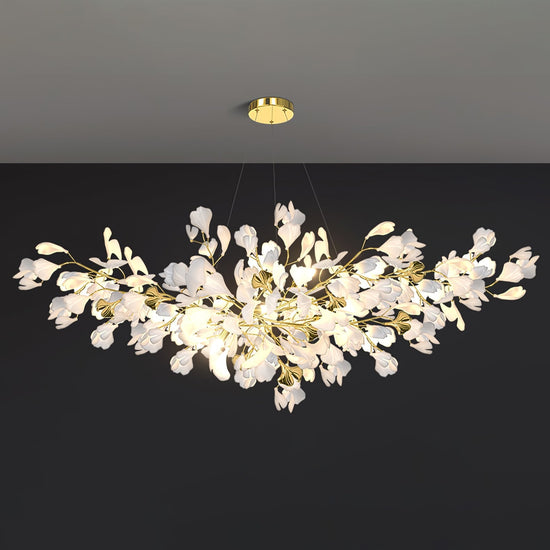 Gingko Ceramic Branch Chandelier Z
