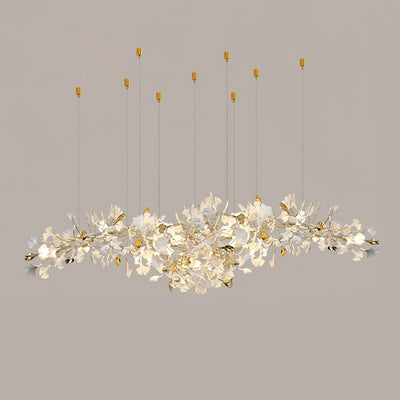 Gingko Ceramic Branch Chandelier Z