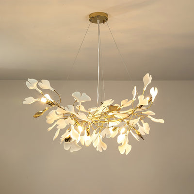 Gingko Ceramic Branch Chandelier Z