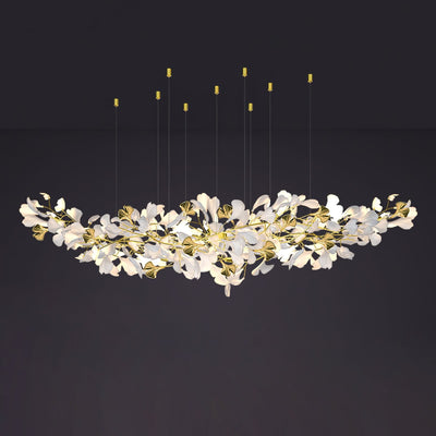 Gingko Ceramic Branch Chandelier Z