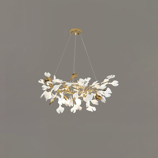 Gingko Ceramic Branch Chandelier Z