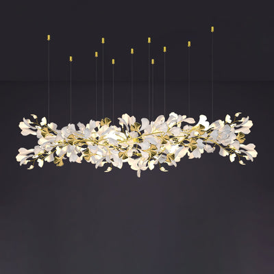 Gingko Ceramic Branch Chandelier Z