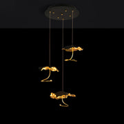 Brass Aviary Constellation Chandelier