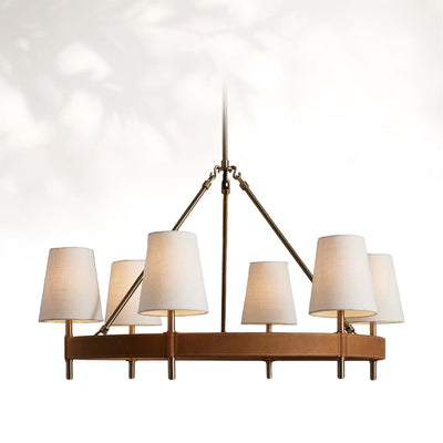 Hasting Round Chandelier 6 Light