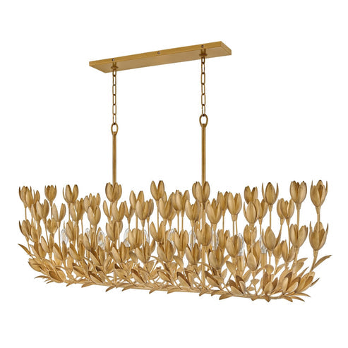 Flora 60 Inch 10 Light LED Linear Suspension Light