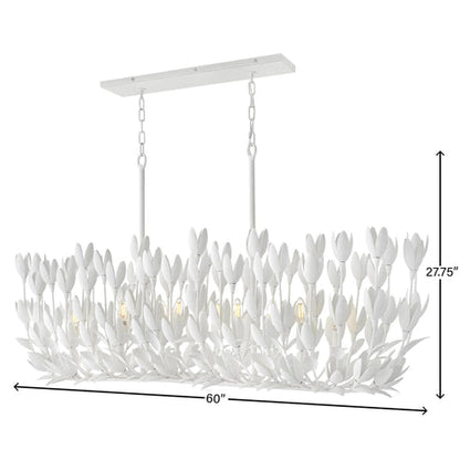 Flora 60 Inch 10 Light LED Linear Suspension Light